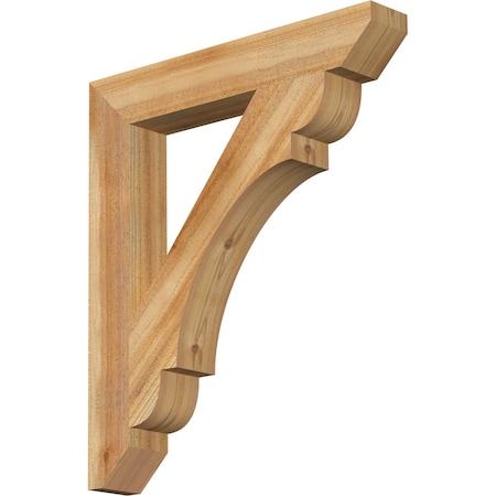 Olympic Slat Rough Sawn Bracket, Western Red Cedar, 4W X 26D X 30H